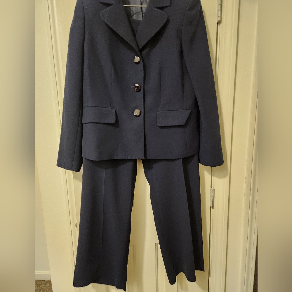 Jones Studio Navy Pantsuit Size 14 - Picture 2 of 4